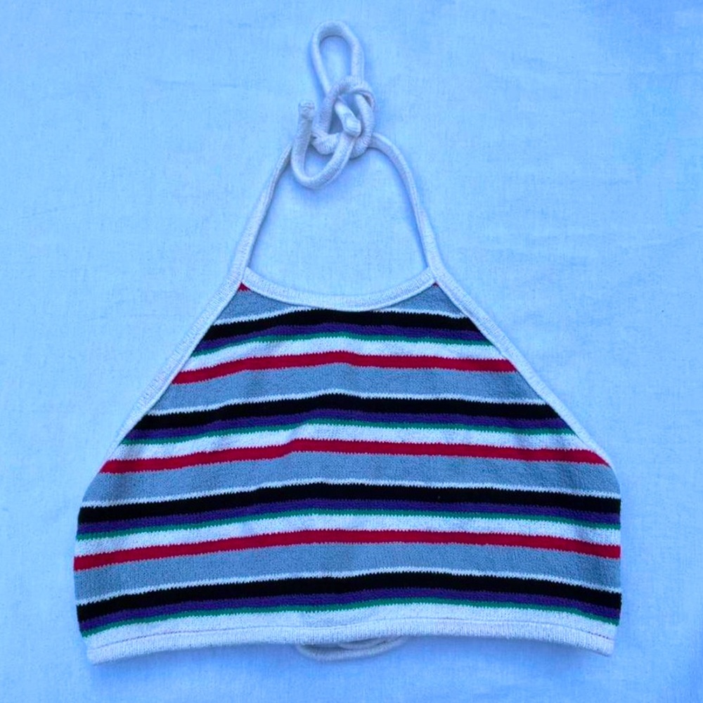 ZARA CROCHET HALTER